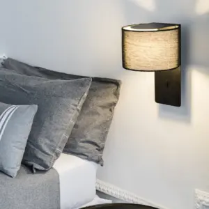 Faro Barcelona FOLD Επιτοίχιο Φωτιστικό Μαύρου Χρώματος E27- 64303