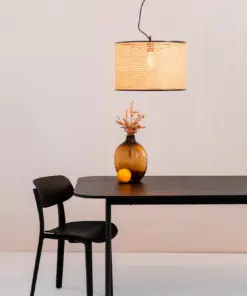 Faro Barcelona MAMBO Κρεμαστό Φωτιστικό Μαύρου-Ρατταν Χρώματος – 64314-48