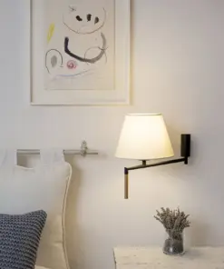 Faro Barcelona RON Επιτοίχιο Φωτιστικό Μπεζ Χρώματος, Περιστρεφόμενο – 64400-11