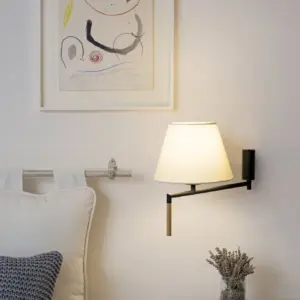 Faro Barcelona RON Επιτοίχιο Φωτιστικό Μπεζ Χρώματος, Περιστρεφόμενο – 64400-11