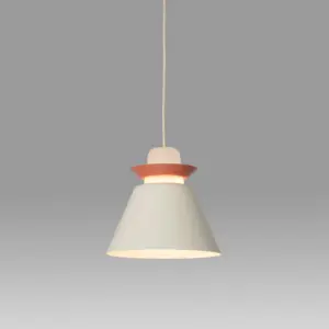 Faro Barcelona NAOS Κρεμαστό Φωτιστικό Μπεζ Χρώματος 1xE27 – 64500
