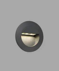 Faro Barcelona MINI Χωνευτό Φωτιστικό, Αδιάβροχο Φωτιστικό, Σκούρου Γκρι Χρώματος LED 1,2W 4000K- 70403