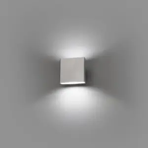 Faro Barcelona KAULA Επιτοίχιο Φωτιστικό, Εξωτερικού Χώρου, INOX, LED 9W 3000K – 70405