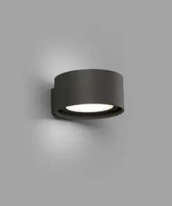 Faro Barcelona QUART Επιτοίχιο Φωτιστικό, Εξωτερικού Χώρου, Σκούρου Γκρι Χρώματος, LED 3000K 30W IP65 – 70579