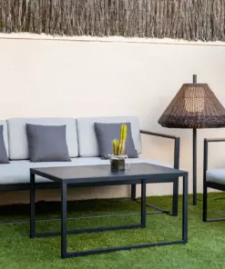 Faro Barcelona HUE OUT Εξωτερικό Φωτιστικό με Ακίδα, Ψάθινος Χρωματισμός – 71575P-07