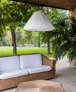 Faro Barcelona HUE OUT Κρεμαστό Φωτιστικό, Εξωτερικού Χώρου, Κρεμ Χρώματος- 71579C-05