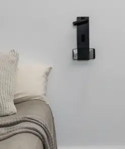 Faro Barcelona MAGOS Επιτοίχιο Φωτιστικό, Μαύρου Χρώματος,Θέση Επαγωγικής Φόρτισης, Με Αναγνώστη, Step Dimmable LED 14W 2700K – 20330