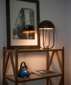 Faro Barcelona JELLYFISH Επιτραπέζιο Φωτιστικό, Μαύρου Χρυσού Χρώματος, LED 6W 3000K – 24522