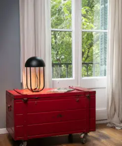 Faro Barcelona JELLYFISH Επιτραπέζιο Φωτιστικό, Μαύρου Χρυσού Χρώματος, LED 6W 3000K – 24522