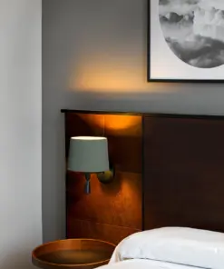 Faro Barcelona SAMBA Επιτοίχιο Φωτιστικό Μαύρου-Πράσινου Χρώματος με Φως Ανάγνωσης – 64309-37