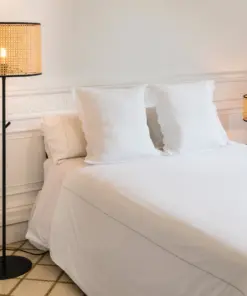 Faro Barcelona MAMBO BLACK Φωτιστικό Δαπέδου, Μαύρου Ραττάν Χρώματος- 64313-49