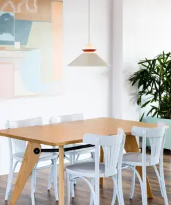 Faro Barcelona NAOS Κρεμαστό Φωτιστικό Μπεζ Χρώματος 1xE27- 64501