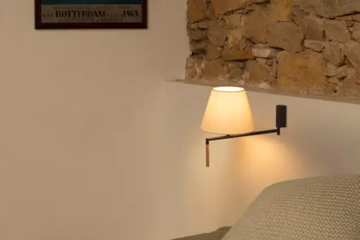 Faro Barcelona RON Επιτοίχιο Φωτιστικό Μπεζ Χρώματος, Περιστρεφόμενο – 64400-11