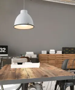 Faro Barcelona CHARLOTTE Κρεμαστό Φωτιστικό Λευκού Χρώματος 1XE27 60W – 68563