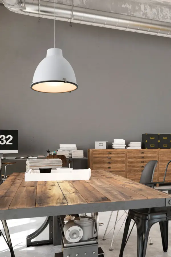 Faro Barcelona CHARLOTTE Κρεμαστό Φωτιστικό Λευκού Χρώματος 1XE27 60W – 68563