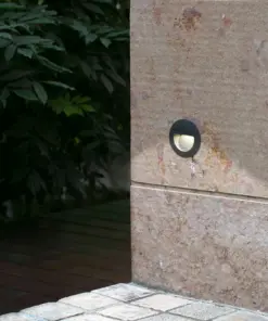 Faro Barcelona MINI Χωνευτό Φωτιστικό, Αδιάβροχο Φωτιστικό, Σκούρου Γκρι Χρώματος LED 1,2W 4000K- 70403