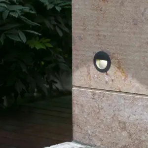 Faro Barcelona MINI Χωνευτό Φωτιστικό, Αδιάβροχο Φωτιστικό, Σκούρου Γκρι Χρώματος LED 1,2W 4000K- 70403
