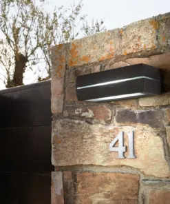 Faro Barcelona DRAGMA Επιτοίχιο Φωτιστικό Εξωτερικού Χώρου, IP65, Γκρι Χρώματος LED 15W 3000K- 71362L