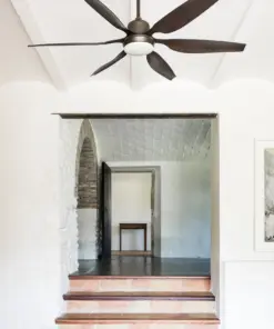 Faro Barcelona TILOS XL Ανεμιστήρας Οροφής, με Φως, Με Τηλεχειριστήριο, Σκούρου Καφέ Χρώματος- 33466A