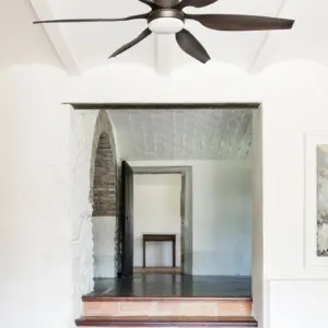 Faro Barcelona TILOS XL Ανεμιστήρας Οροφής, με Φως, Με Τηλεχειριστήριο, Σκούρου Καφέ Χρώματος- 33466A