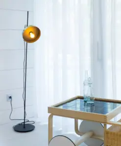 Faro Barcelona WHIZZ Φωτιστικό Δαπέδου, Μαύρου-Χρυσού Χρώματος – 20164-96