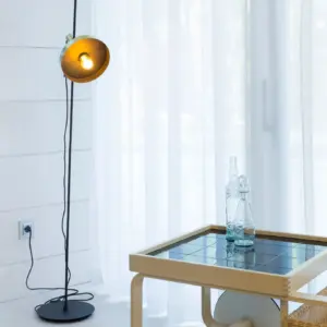 Faro Barcelona WHIZZ Φωτιστικό Δαπέδου, Μαύρου-Χρυσού Χρώματος – 20164-96