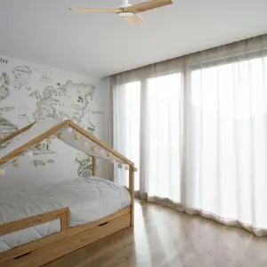 Faro Barcelona HEYWOOD S Ανεμιστήρας Οροφής με Τηλεχειριστήριο Λευκός με Ξύλο – 33805