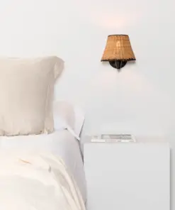 Faro Barcelona MAMBO Επιτοίχιο Φωτιστικό Χρώματος Ρατταν – 64307