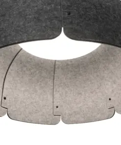 Faro Barcelona MUTE Dark Κρεμαστό Φωτιστικό Σκούρου Γκρι Χρώματος, Step Dimmable, Ηχομόνωση LED 4000K – 20103DA