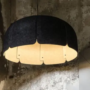 Faro Barcelona MUTE Κρεμαστό Φωτιστικό Γκρι Χρώματος, Step Dimmable, Ηχομόνωση LED 4000K 24W – 20104DA
