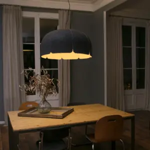 Faro Barcelona MUTE Κρεμαστό Φωτιστικό Γκρι Χρώματος, Step Dimmable, Ηχομόνωση LED 4000K 24W – 20104DA