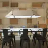 Faro Barcelona FONOVIA 1560 Κρεμαστό Υβριδικό-Αρθρωτό Φωτιστικό Γκρι Χρώματος με Λειτουργία Ηχομόνωσης LED 25W 4000K – 20109