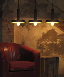 Faro Barcelona WHIZZ Κρεμαστό 3Φωτο Φωτιστικό, Μαύρου-Χρυσού Χρώματος – 20160-3L