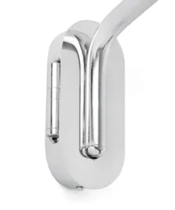 Faro Barcelona ETERNA Επιτοίχιο Φωτιστικό Χρωμίου- Μπεζ Χρώματος με Δεξί Αναγνώστη – 24006-11