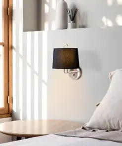 Faro Barcelona MONTREAL Επιτοίχιο Φωτιστικό Μαύρου Χρώματος 24031-03