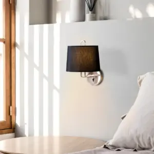 Faro Barcelona MONTREAL Επιτοίχιο Φωτιστικό Μαύρου Χρώματος 24031-03