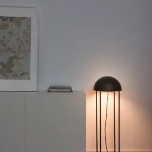 Faro Barcelona JELLYFISH Επιδαπέδιο Φωτιστικό, Μαύρου- Χρυσού Χρώματος LED 6W 3000K – 24521