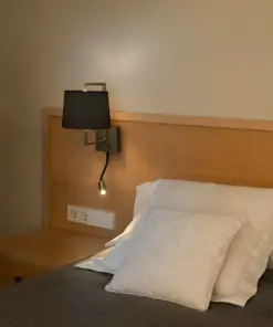 Faro Barcelona FRAME Επιτοίχιο Φωτιστικό, Χρώματος Παλαιωμένου Χρυσού-Μαύρου, με LED Αναγνώστη- 20173-03