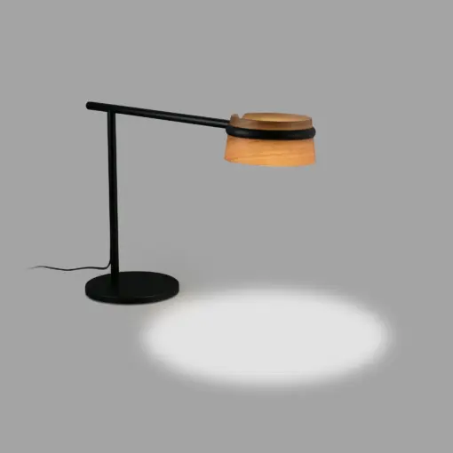 Faro Barcelona LOOP Επιτραπέζιο Φωτιστικό, Αρθρωτό, Step Dimmable, Ξύλινο LED 6W 2700K – 29568