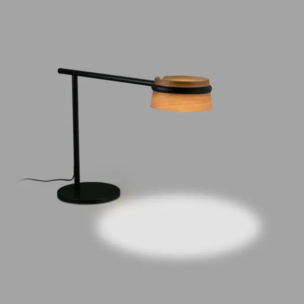 Faro Barcelona LOOP Επιτραπέζιο Φωτιστικό, Αρθρωτό, Step Dimmable, Ξύλινο LED 6W 2700K – 29568
