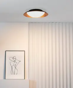 Faro Barcelona SIDE LED Φωτιστικό Οροφής, Μαύρου- Μπρονζέ Χρώματος 17W 3000K- 62147