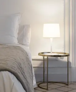 Faro Barcelona CONGA Επιτραπέζιο Φωτιστικό Λευκού Χρώματος – 64310-04