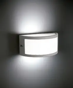 Faro Barcelona NEGUS Επιτοίχιο Φωτιστικό Γκρι Χρώματος E27 IP54 – 70696