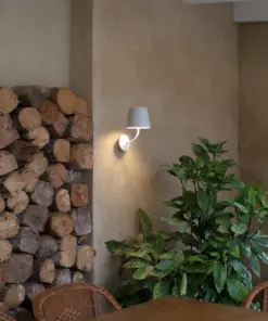 Faro Barcelona TOC Επιτοίχιο Φωτιστικό Λευκού Χρώματος, Εξωτερικού Χώρου, LED 3000K 8W IP65 – 70780