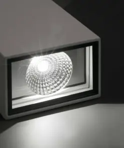 Faro Barcelona LING Επιτοίχιο Φωτιστικό, Λευκού Χρώματος, 2 LED 6W 4000K, IP 54- 70813