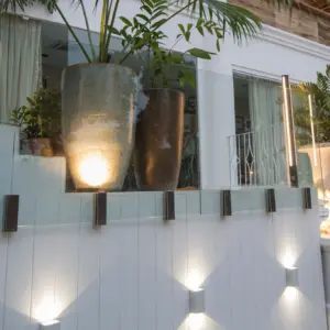 Faro Barcelona LING Επιτοίχιο Φωτιστικό, Λευκού Χρώματος, 2 LED 6W 4000K, IP 54- 70813
