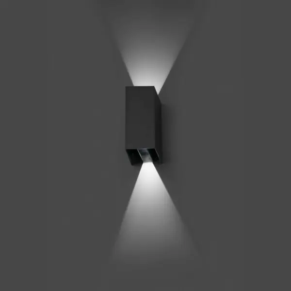 Faro Barcelona BLIND Επιτοίχιο Φωτιστικό Εξωτερικού Χώρου ,IP65, Σκούρου Γκρι Χρώματος, LED 3000K- 70634