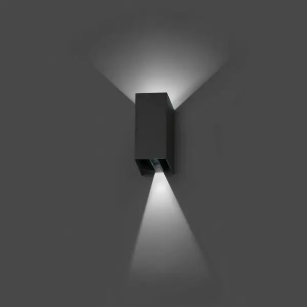 Faro Barcelona BLIND Επιτοίχιο Φωτιστικό Εξωτερικού Χώρου ,IP65, Σκούρου Γκρι Χρώματος, LED 3000K- 70634