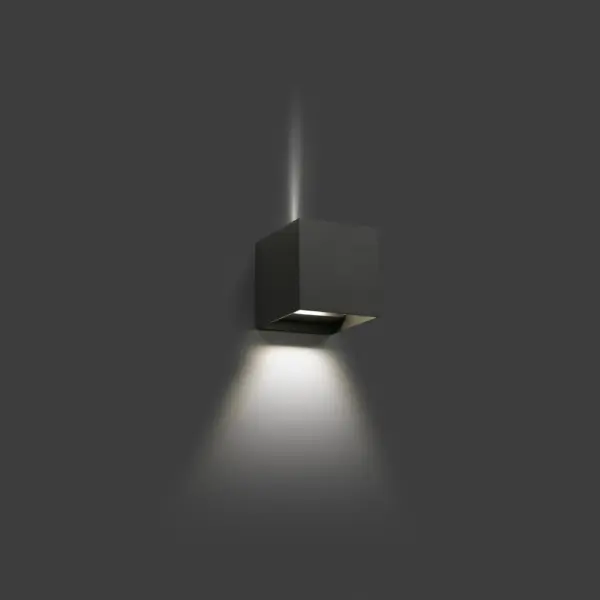 Faro Barcelona OLAN Επιτοίχιο Φωτιστικό Εξωτερικού Χώρου IP65, Σκούρου Γκρι Χρώματος, LED 3000K IP65 – 70637