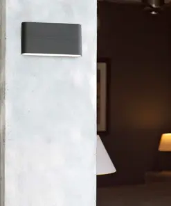 Faro Barcelona ADAY 175 Επιτοίχιο Φωτιστικό Εξωτερικού Χώρου Γκρι Χρώματος LED 3000K IP54 – 70647